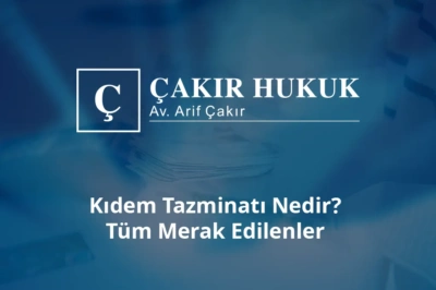 kıdem tazminatı nedir