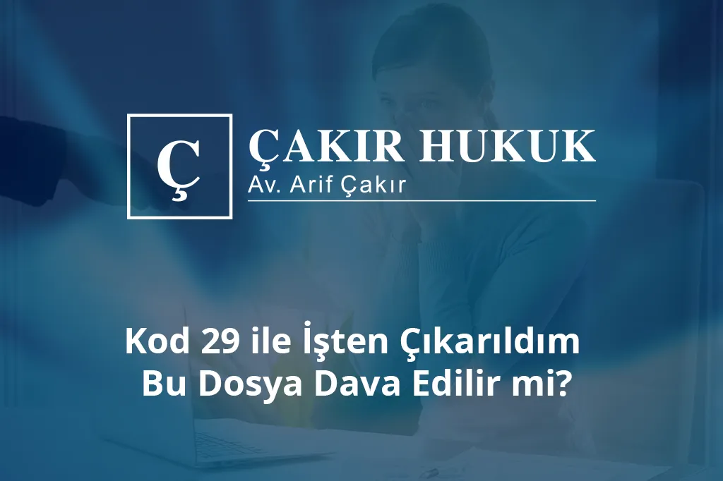 kod 29 ile işten çıkarıldım bu dosya dava edilir mi