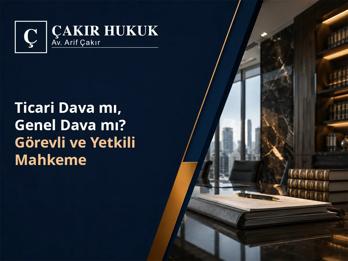 Ticari Dava mı, Genel Dava mı? Görevli ve Yetkili Mahkeme