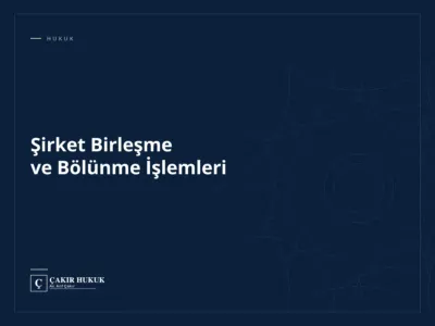 Şirket Birleşme ve Bölünme İşlemleri